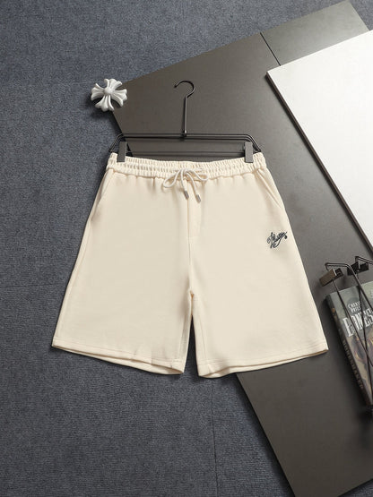 260415 New high-quality, minimalist icon patterned knitted casual shorts