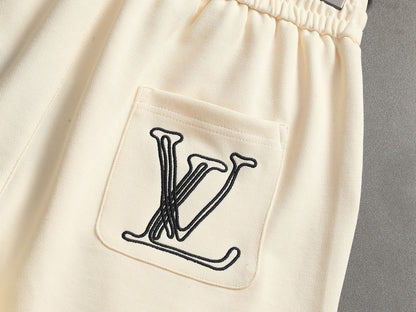 260415 New high-quality, minimalist icon patterned knitted casual shorts