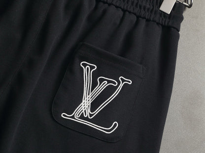 260415 New high-quality, minimalist icon patterned knitted casual shorts