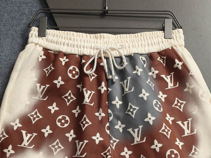 260415 New high-quality full-print design knitted casual shorts