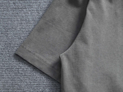 260415 New high-quality, high-grade embroidered and distressed T-shirt