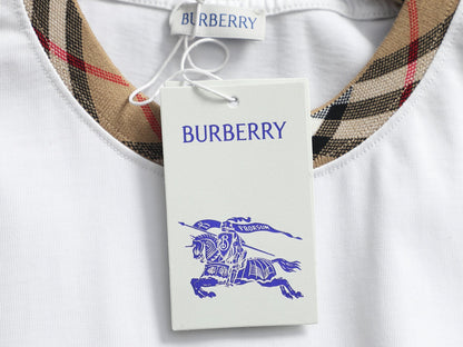 260415 New high-quality striped-neck simple T-shirt