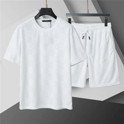 260415 New high-quality custom-made fabric casual shorts set