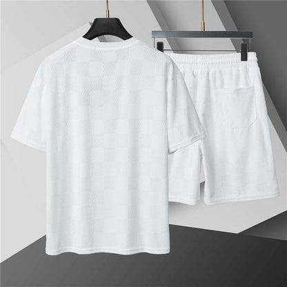 260415 New high-quality custom-made fabric casual shorts set