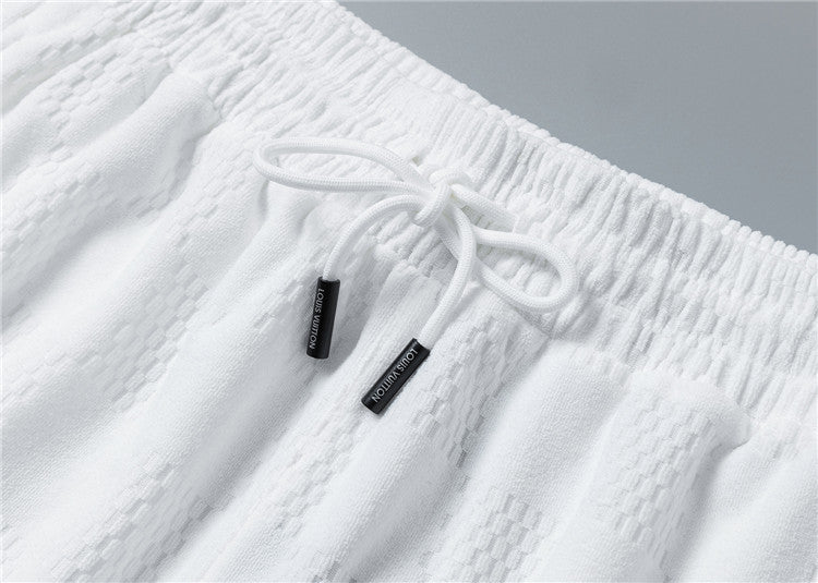 260415 New high-quality custom-made fabric casual shorts set