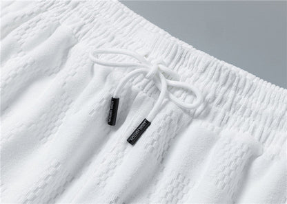 260415 New high-quality custom-made fabric casual shorts set