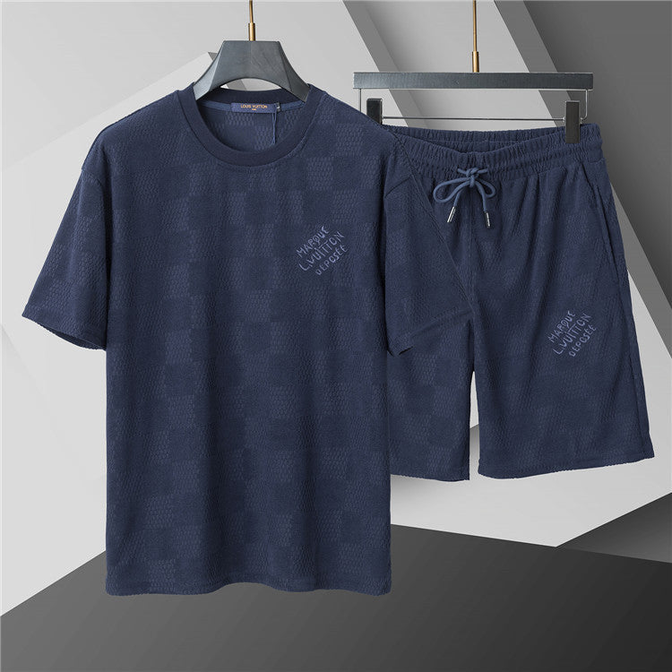 260415 New high-quality custom-made fabric casual shorts set