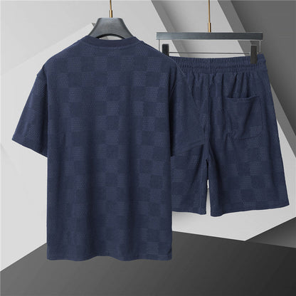260415 New high-quality custom-made fabric casual shorts set