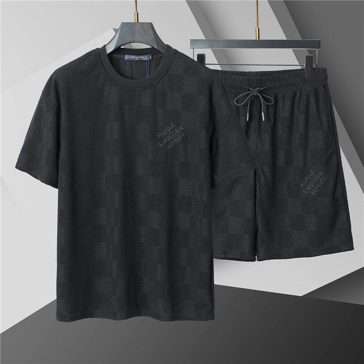 260415 New high-quality custom-made fabric casual shorts set