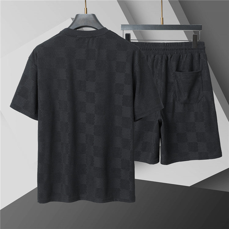 260415 New high-quality custom-made fabric casual shorts set