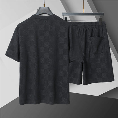 260415 New high-quality custom-made fabric casual shorts set