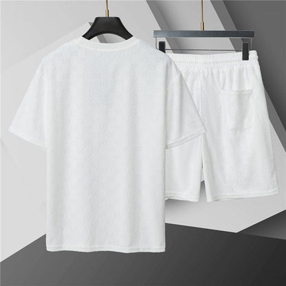 260415 New high-quality custom-made fabric casual shorts set