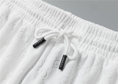 260415 New high-quality custom-made fabric casual shorts set