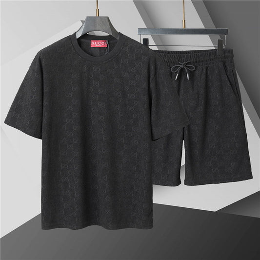 260415 New high-quality custom-made fabric casual shorts set