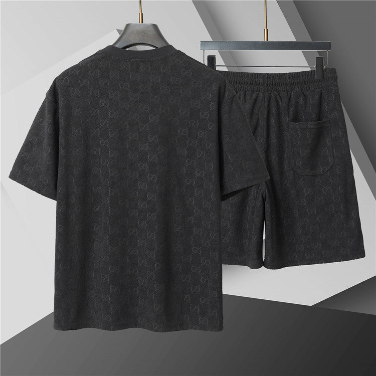 260415 New high-quality custom-made fabric casual shorts set