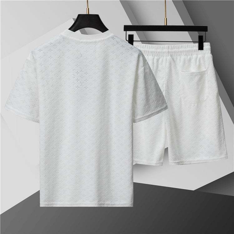 260415 New high-quality custom-made fabric casual shorts set
