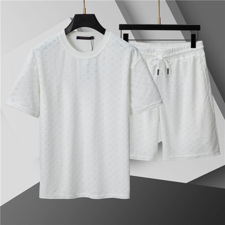 260415 New high-quality custom-made fabric casual shorts set