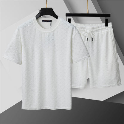 260415 New high-quality custom-made fabric casual shorts set