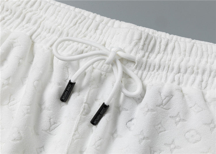 260415 New high-quality custom-made fabric casual shorts set