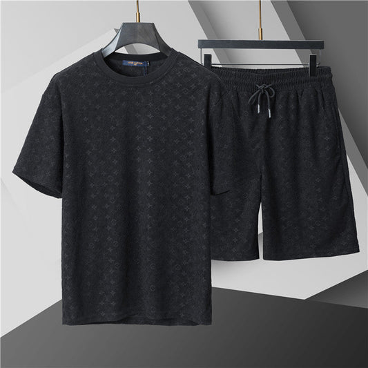 260415 New high-quality custom-made fabric casual shorts set