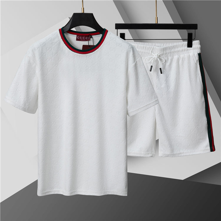 260415 New high-quality custom-made fabric casual shorts set