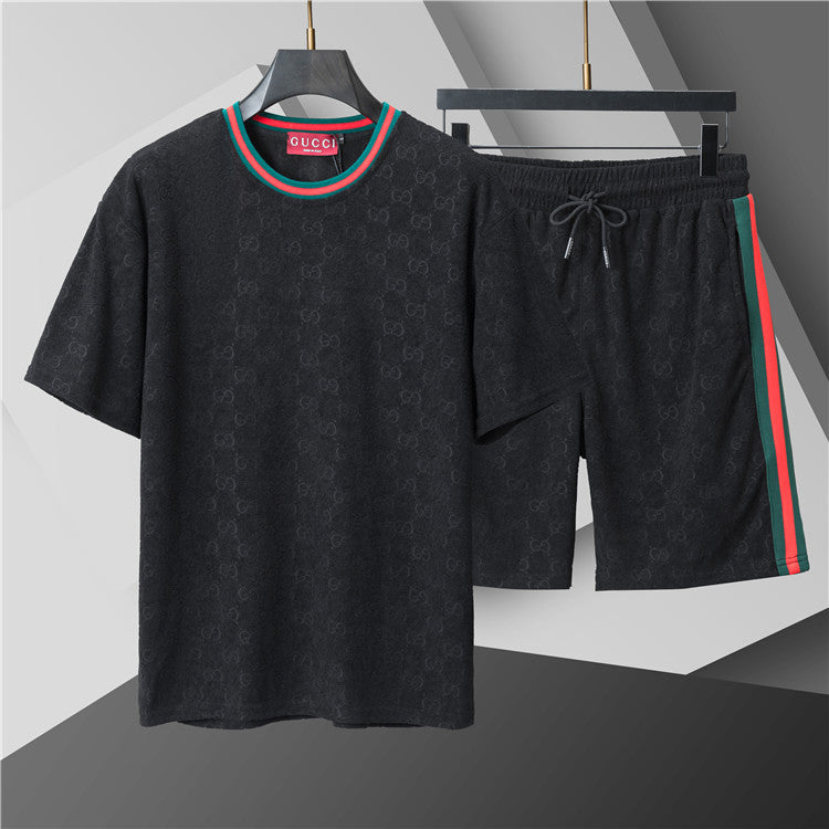 260415 New high-quality custom-made fabric casual shorts set