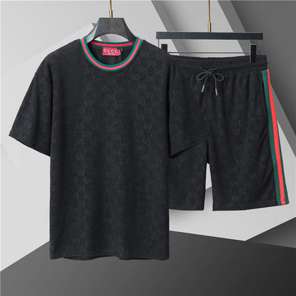 260415 New high-quality custom-made fabric casual shorts set