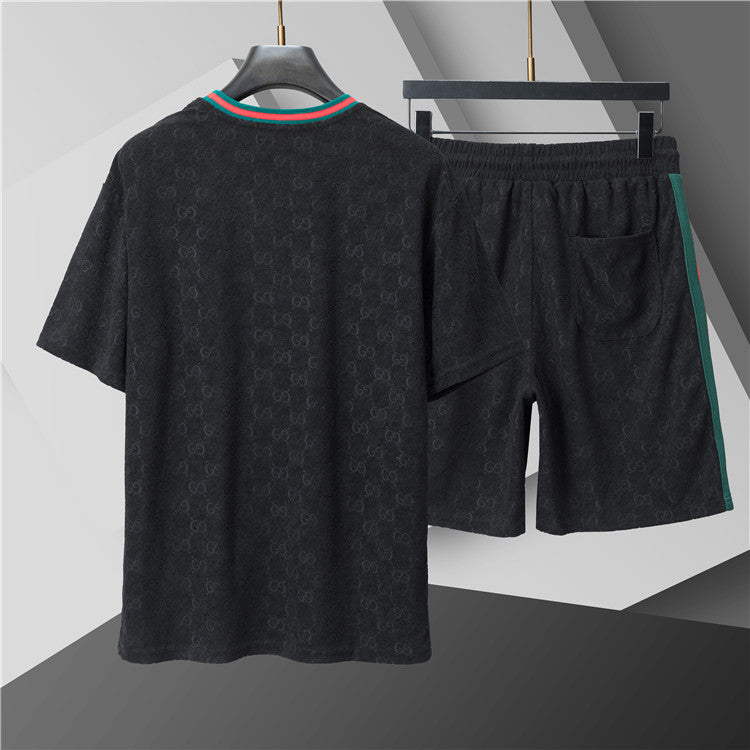 260415 New high-quality custom-made fabric casual shorts set