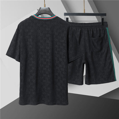 260415 New high-quality custom-made fabric casual shorts set
