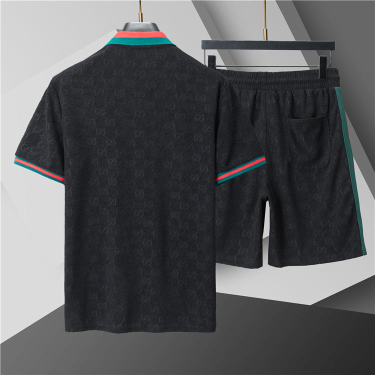 260415 New high-quality custom-made fabric casual shorts set