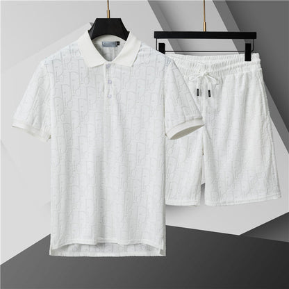 260415 New high-quality custom-made fabric casual shorts set