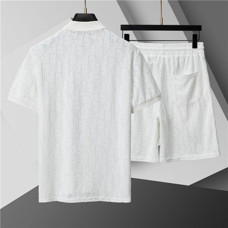 260415 New high-quality custom-made fabric casual shorts set