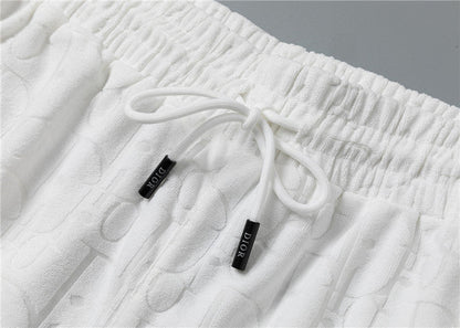 260415 New high-quality custom-made fabric casual shorts set