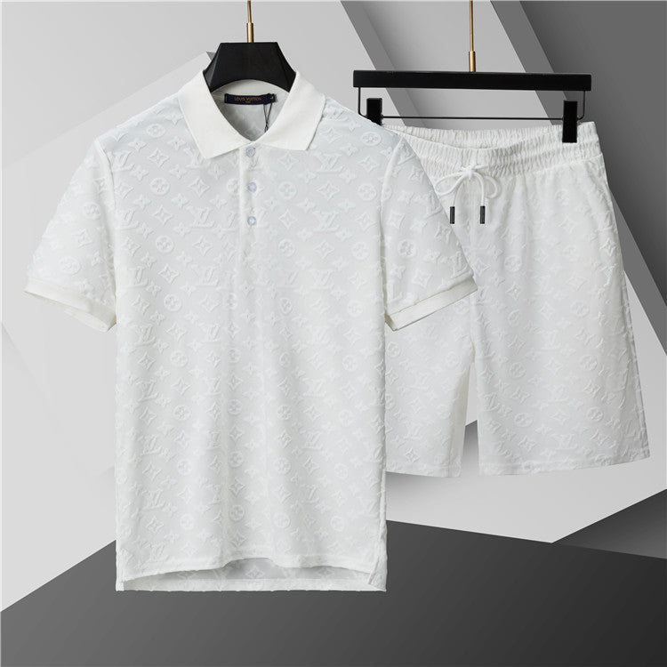 260415 New high-quality custom-made fabric casual shorts set