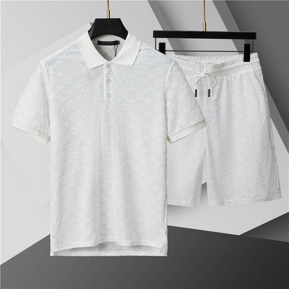 260415 New high-quality custom-made fabric casual shorts set