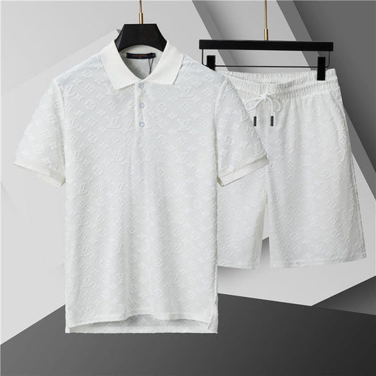 260415 New high-quality custom-made fabric casual shorts set