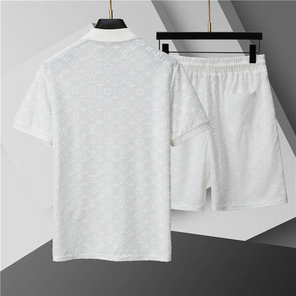260415 New high-quality custom-made fabric casual shorts set