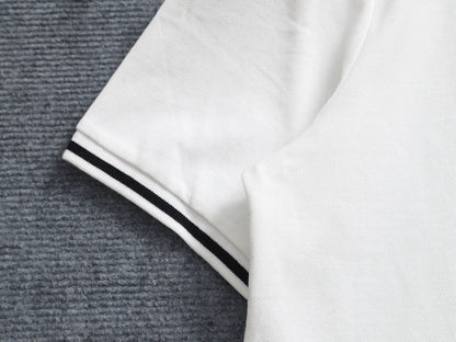 260415 New high-quality color-matched small icon polo shirt