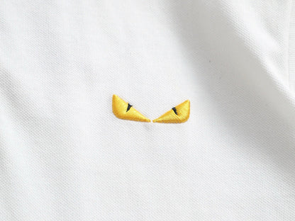 260415 New high-quality color-matched small icon polo shirt