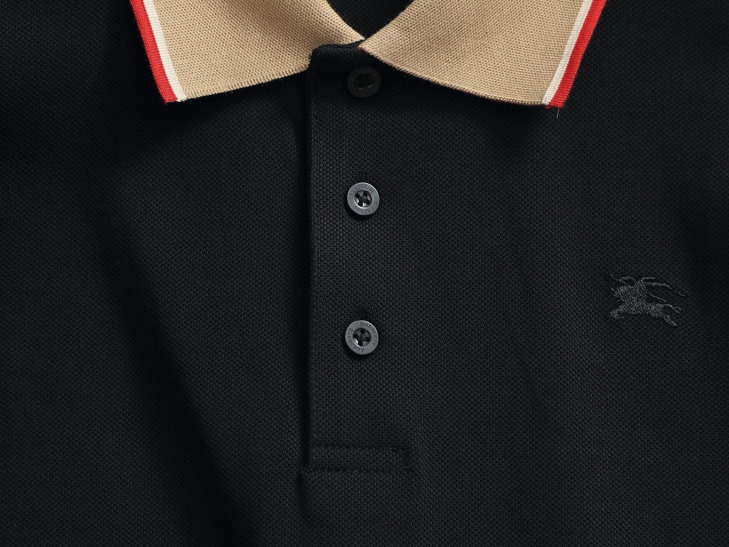 260415 New high-quality checked patchwork knit collar polo shirt