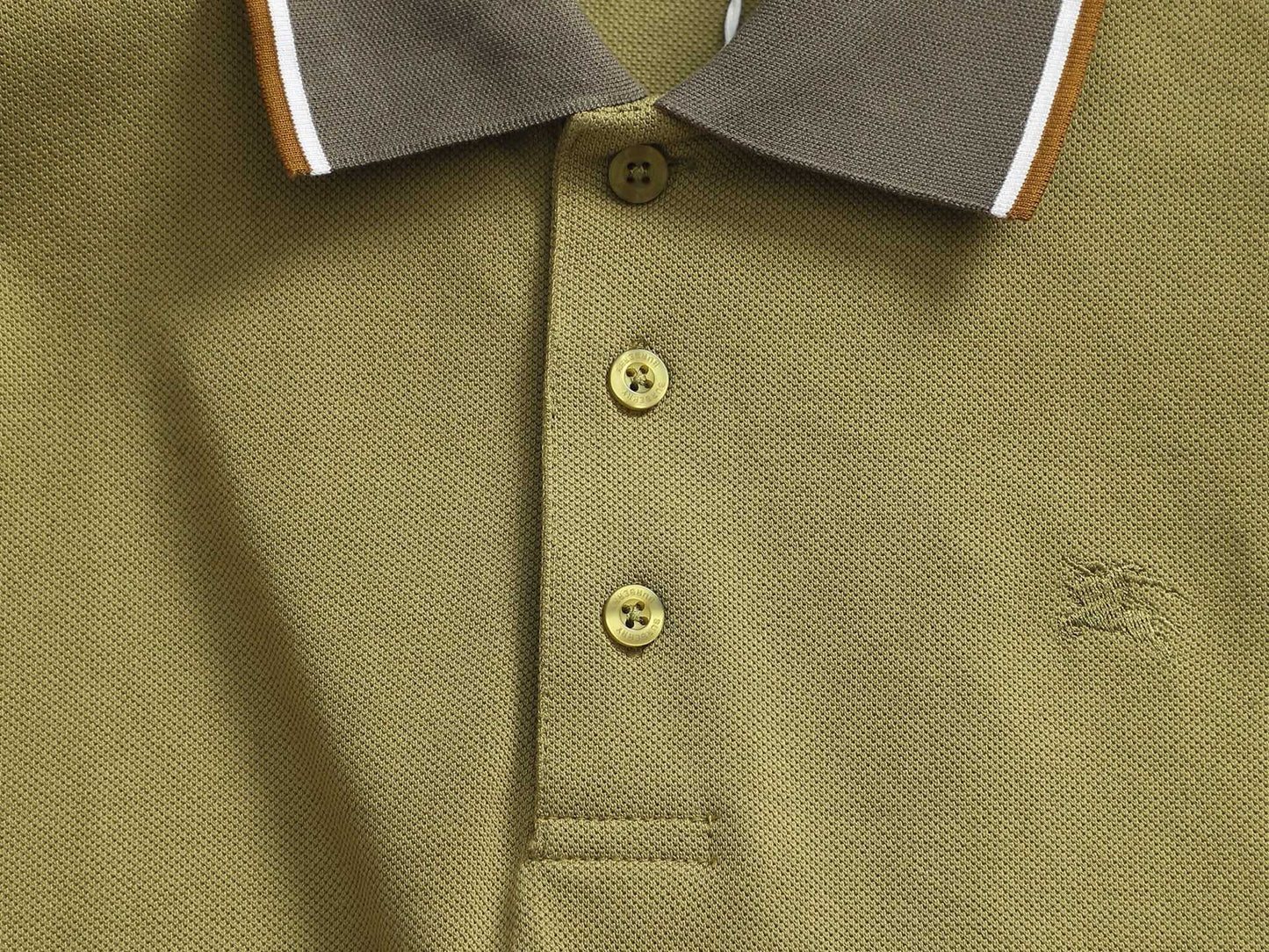 260415 New high-quality checked patchwork knit collar polo shirt