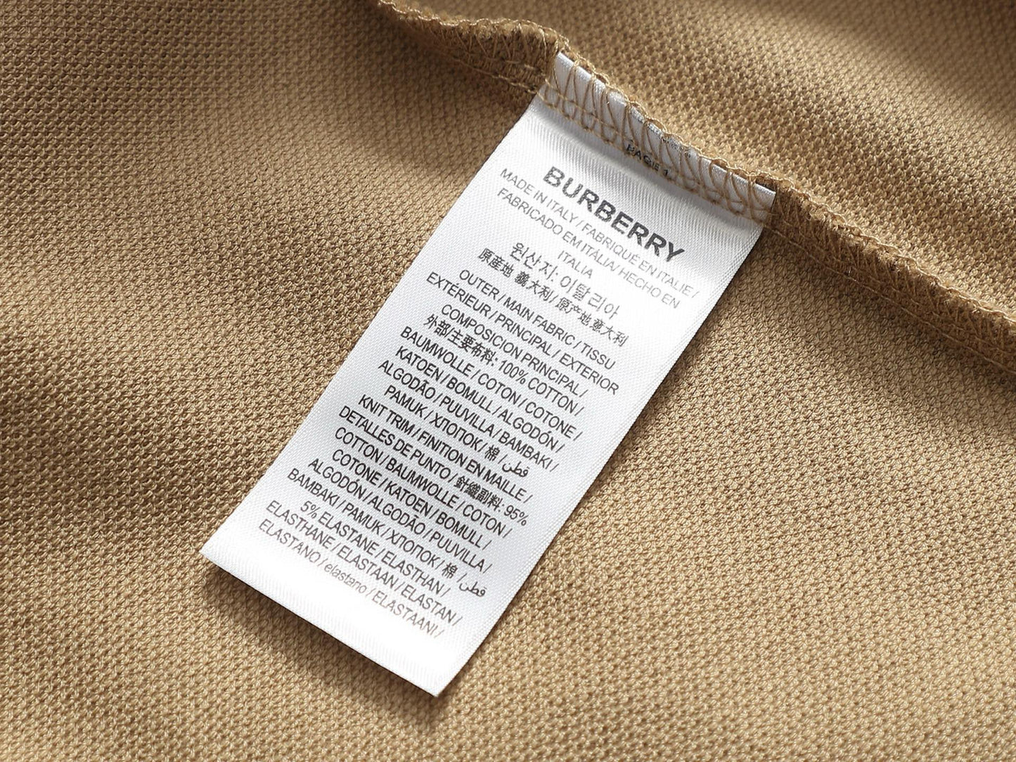 260415 New high-quality checked patchwork knit collar polo shirt