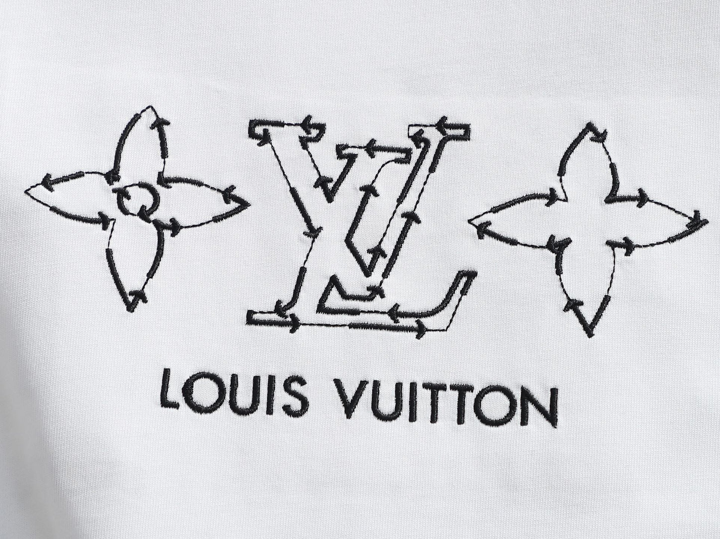 260415 New high-quality simple embroidery design T-shirt