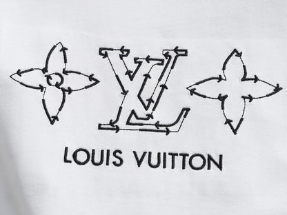 260415 New high-quality simple embroidery design T-shirt