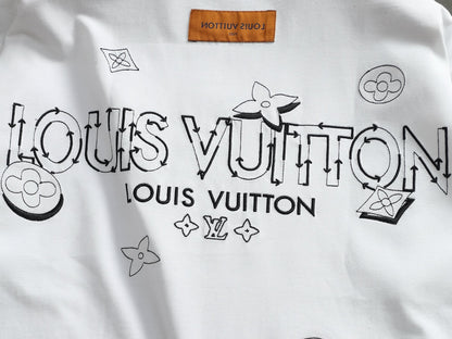 260415 New high-quality simple embroidery design T-shirt