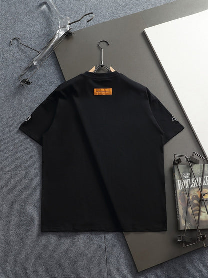 260415 New high-quality simple embroidery design T-shirt
