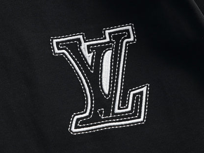 260415 New high-quality simple embroidery design T-shirt