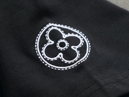 260415 New high-quality simple embroidery design T-shirt