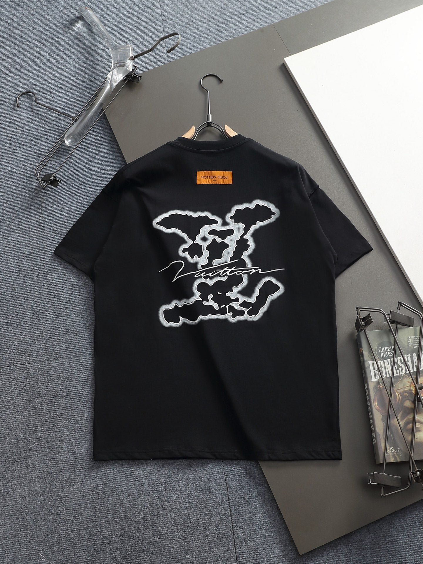 260415 New high-quality full-print gradient inkjet short-sleeved T-shirt