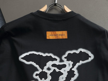 260415 New high-quality full-print gradient inkjet short-sleeved T-shirt